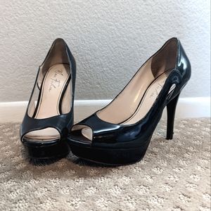 Black Patent Leather Heels
